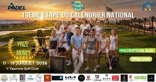 19ème Etape FTT - Padel Yasmine Hammamet