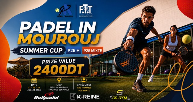 P25H & P25Mixte - Padel in Mourouj