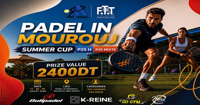 P25H & P25Mixte - Padel in Mourouj