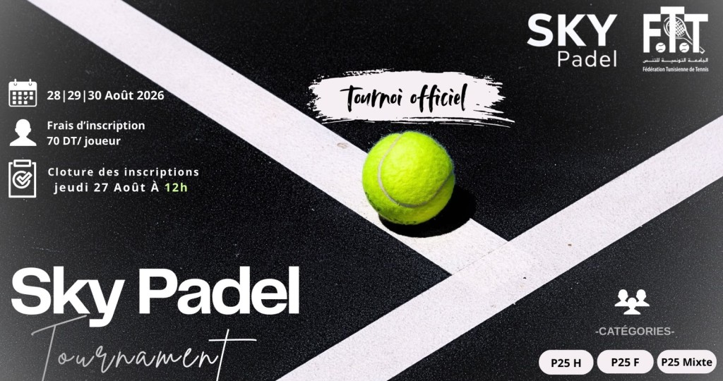 P25H & P25F & P25Mixte - Sky Padel (Reporté)